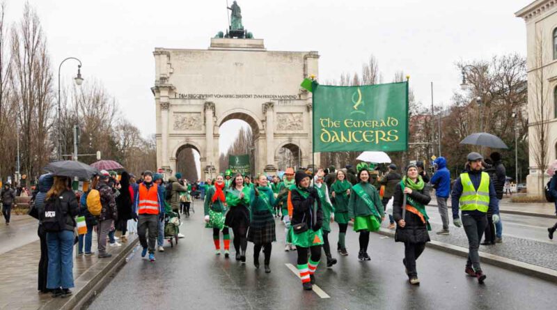 Marschreihenfolge der St. Patrick´s Day Parade München am 16.03.2025